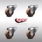 Service Caster 3 Inch SS High Temp Glass Filled Nylon Wheel Swivel Bolt Hole Caster Set SCC SCC-SSBH20S314-GFNSHT-4 - alternate 2